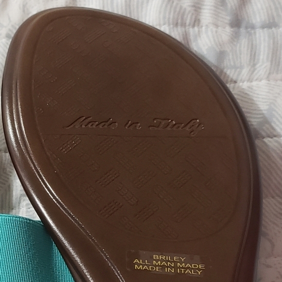 901- Italian Shoemakers Sutton Sandals Green Color Size 7.5 - Picture 6 of 10